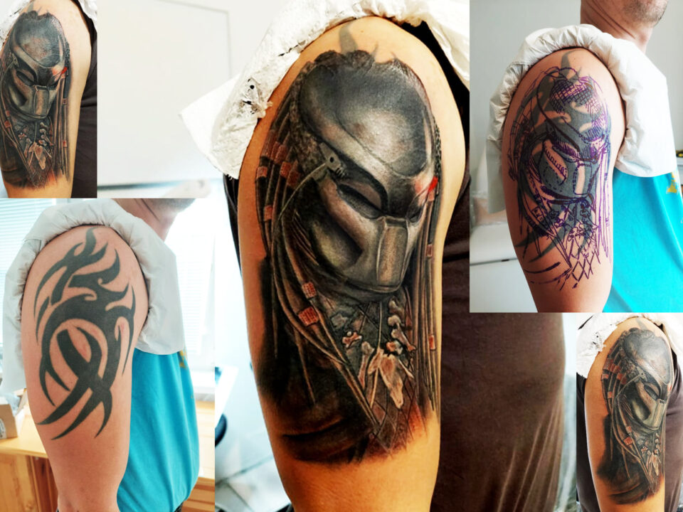Predator krycie tetovanie