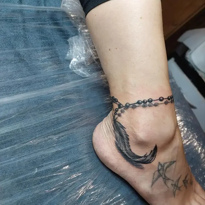 3D tetovanie na nohu