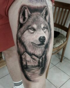 wolf tattoo e1681925846532